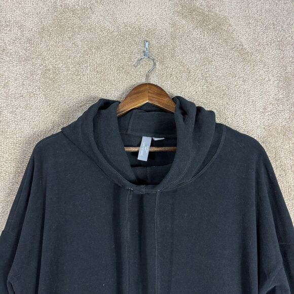 Sweaty Betty Escape Luxe Fleece Hoodie Women's US 14 Black Loose Thumbholes NWOT - Picture 4 of 13